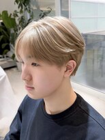 ノラ ウメダ(NORA UMEDA) シースルーマッシュ×ミルクティーベージュ