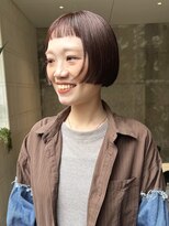 ユーリカ(Eurica)&nbsp;ミニボブ/眉上バング/暖色カラー