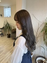 フゥカ 売市店(fuka)&nbsp;オリーブグレージュ×髪質改善トリートメント×ロングレイヤー