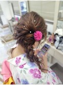 浴衣ヘアセット