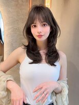 Moalana 名古屋 栄/髪質改善/縮毛矯正/レイヤー【モアラナ】 ダークパープル/髪質改善/縮毛矯正/オリーブベージュ/名駅