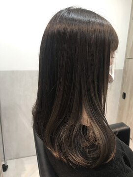 オーク ナチュリ(OAK×NACHUL) 縮毛矯正×柔らか質感セミロング