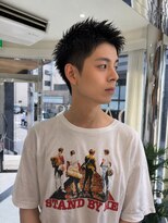 ダーツサンジョウ(DARTS sanjyo)&nbsp;黒髪スパイキー束感ショート