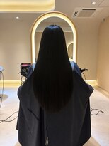 リリー 鷺沼店(RILLY)&nbsp;〈キシタクヘアー〉ロング・ダークブルージュ・ダークグレー