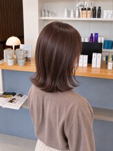 フープヘアールコレ(HOOP.HAIR Lukore) モカブラウン×大人ミディアムスタイル♪
