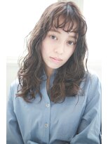 ラフィス ヘアー ルーム 難波本店(La fith hair room)&nbsp;【Lafith】無造作カール×セミディ