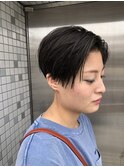 NAKADE 刈り上げ×黄味消しカラー