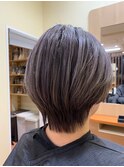 グラデーションショートボブ