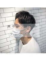 アシュレイ(ASHLEY)&nbsp;ASHLEY☆suzuka アップバング 爽やかメンズスタイル 福島 美容室