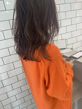 ヘアーワークスヴィクサス(HAIR WORKS VIXUS) 【山口圭亮】コーラルベージュ/ミディアムレイヤー