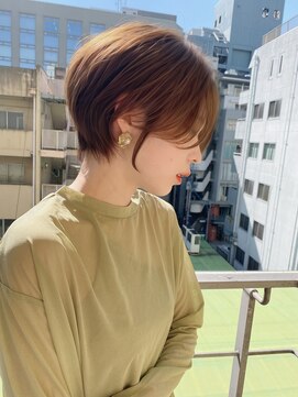 ロンド ストラーダ 心斎橋(Lond strada) ショート×ハイライト白髪ぼかし×シルキーベージュ[心斎橋]