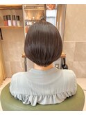 艶髪縮毛矯正 柔らかショート