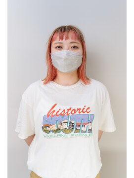 フィッツコア(FITS CORE) ツートーンカラーでピンクとミルクティー