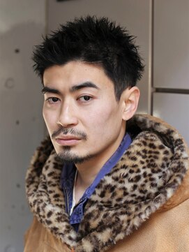 ガズル ハラジュク(GUZZLE HARAJUKU) 三井寿風ナチュラルスパイキーショート 黒髪短髪