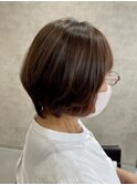 髪質改善◎ショート/レッドブラウン