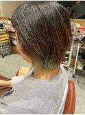 ショートボブ/リタッチ/インナーカラー［東大島駅、東大島］