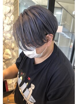 モアナバイヘッドライト 沖縄八重瀬店(Moana by HEADLIGHT) Moana【八重瀬#ブリーチカラー#ハンサムショート#20代30代40代