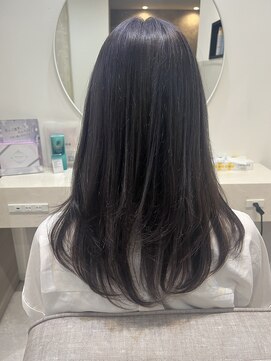 ラビス クローバー(Lovis clover) 魅力倍増カール セミディ ダークアッシュ