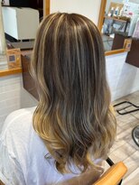 クラップス 横須賀中央店(CLAPS)&nbsp;ミルクティーベージュダブルカラーインナーカラーケアブリーチ