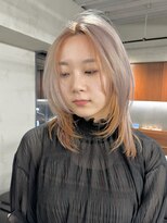 ホワイトベージュ/髪質改善/ダブルカラー/ケアブリーチ/20代