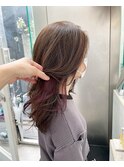 イヤリングピンクパープル☆