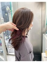 シェリ ヘアデザイン(CHERIE hair design)&nbsp;イヤリングピンクパープル☆