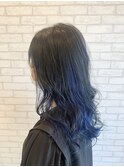 ダークブルーヘア