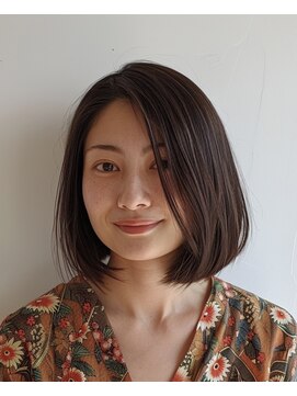 ルシードスタイル アウラ 松戸市五香(LUCIDO STYLE Aura) ミディアムスタイル【松戸#五香#白髪染め#カラー#髪質改善】