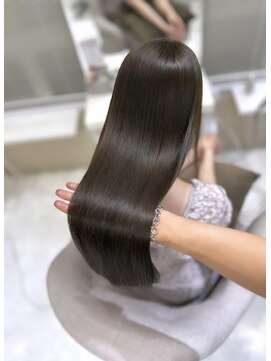 コア 梅田茶屋町店(Core) オリーブグレージュ×酸性縮毛矯正