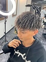 ブルーオーシャン 大牟田店(BlueOcean)&nbsp;ツイストスパイラルパーママッシュハイライト