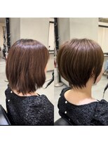 エス 天満扇町(esu)&nbsp;小顔ショート　30代40代50代　大阪ショート