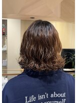 シアン 栄店(CYAN.)&nbsp;外ハネ簡単セットボブパーマ