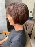 大人可愛い20代30代40代◎ワンレン小顔に見せるヘアボブルフ