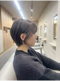 冬カラー&ショートカット