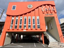 キャパジャストヘアー(CAPA just hair)の雰囲気（川口のバス通り沿いのオレンジの建物が目印♪）