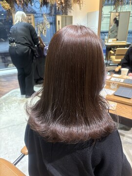 アヴァンスアンス 広島袋町店(AVANCE.ens) オリーブベージュと髪質改善カラー