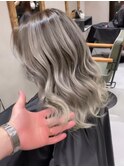 美髪/ホワイトグレージュ/ネビージュ[渋谷/渋谷駅]