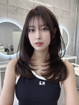 エヌアイ オモテサンドウ(ni omotesando)&nbsp;ザクザクレイヤーカット/韓国ヘア/グレージュカラー上野