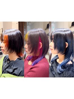 【表参道/青山】ウルフカットとの相性抜群◎"似合わせ×トレンド”であなただけの理想のデザインカラーへ！