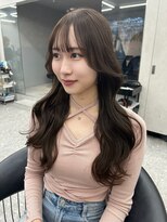 ロール 博多(Role)&nbsp;レイヤーカット/髪質改善/ミディアム/透明感/グレージュ