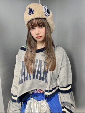 ペレ アネックス 大阪梅田茶屋町店(PELE ANNEX) ミディアムヘア/デザインカラー/フェイスフレーミング/梅田