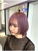 ラベンダー/ウルフカット