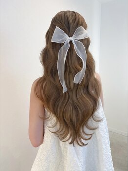 ニューミー(new me)の写真/心斎橋徒歩5分【ヘアセット¥1300～/ヘアセット+ナチュラルメイク¥7000】パーティやお出かけにおススメ☆