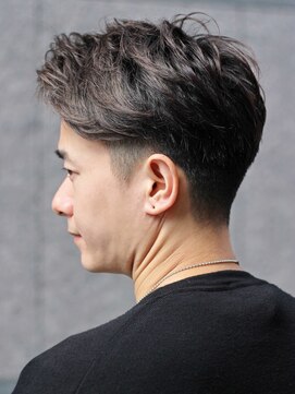 ポルテオム(PORTE HOMME) 【ポルテオム】毛流れショートビジネスツーブロックアップバング