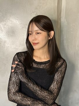 リリアーナ(LILIANA) 池袋 髪質改善 つや髪 暗髪 トリートメント シースルーバング♪