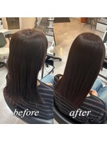 プレシャスバイプロデュース(precious by Produce)&nbsp;バーガンディで大人可愛い髪色に！[町田/髪質改善]