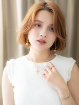 カバーヘア ブリス 志木南口駅前店(COVER HAIR bliss)&nbsp;エンドカラーハイライトかきあげAラインボブ318Z志木20代30代