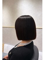 エイト ホワイト 札幌駅前店(EIGHT white) 縮毛矯正でコンパクトなボブ