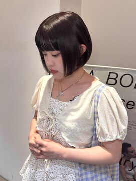 シータ(sheta) 【表参道sheta/riria】ラベンダーブラウンボブ