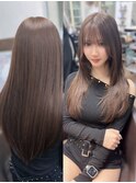 黒染めした髪からブリーチでつくるヘーゼルブラウン